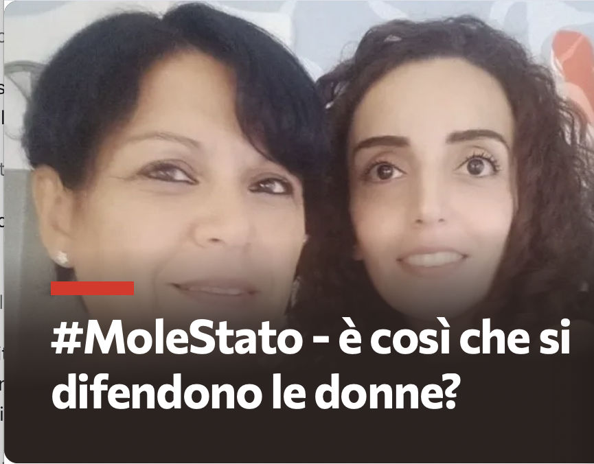 Desirée Gullo con sua madre nella pagina della petizione