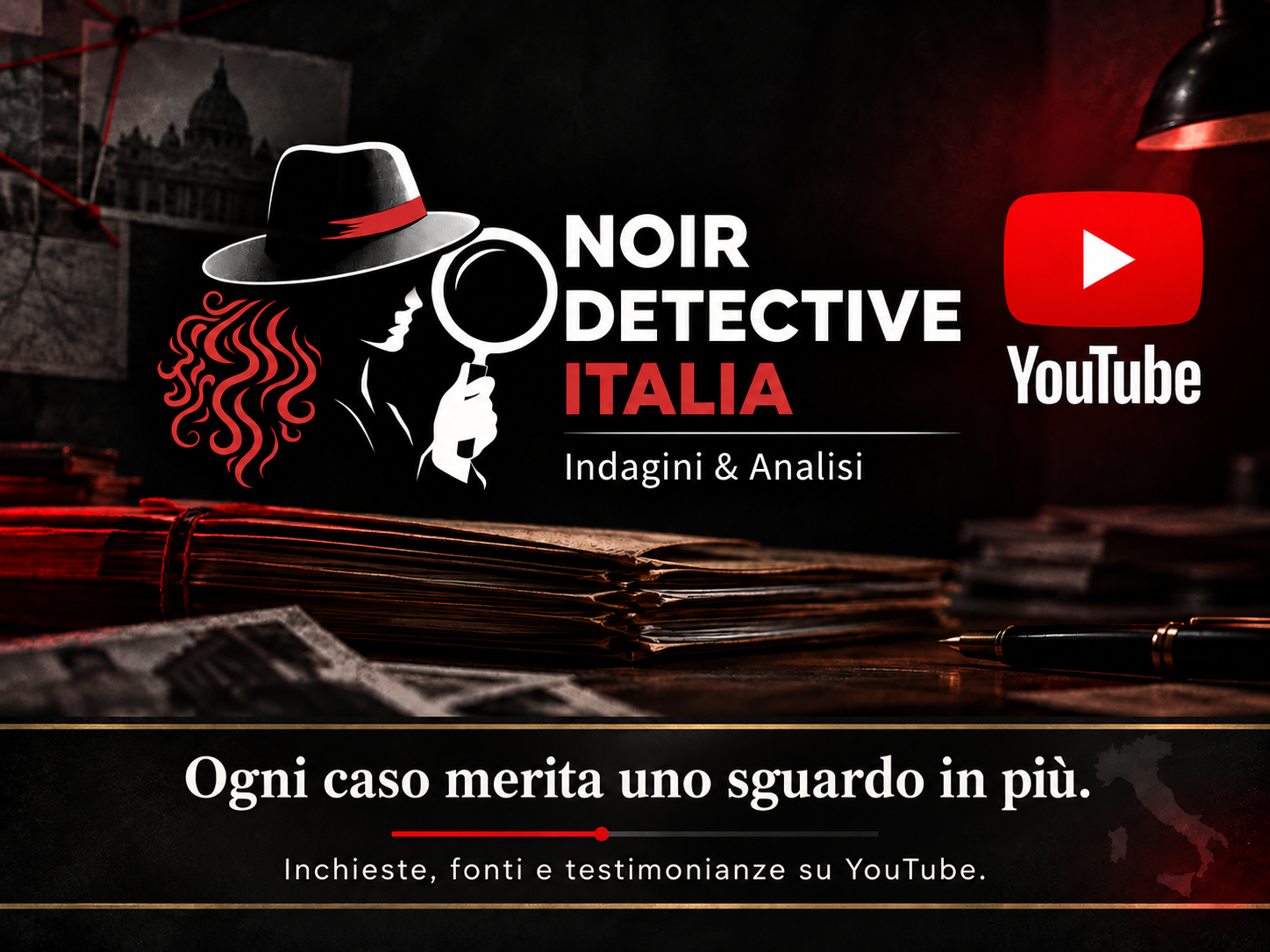 Noir Detective Italia: Indagini e Analisi su YouTube.